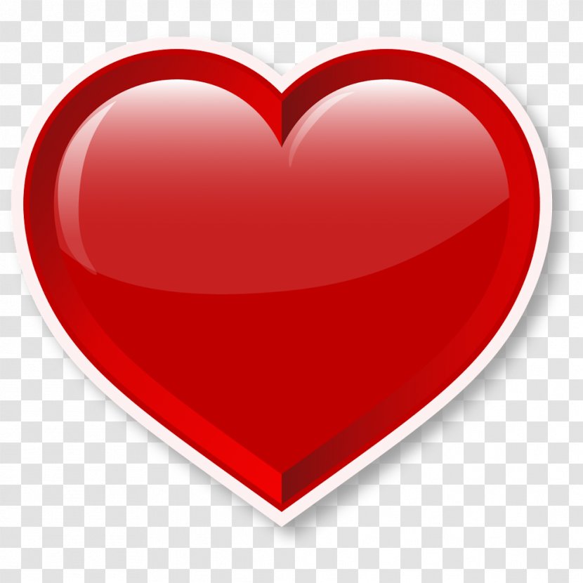 Heart Clip Art Valentine's Day Image Love - Red Transparent PNG