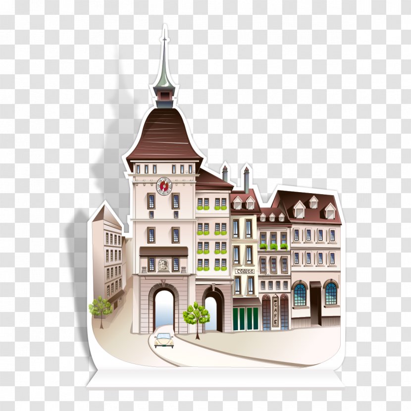 Architecture Villa - Ornate Castle Transparent PNG