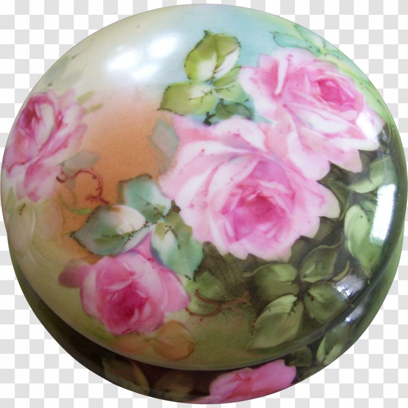 Cabbage Rose Cut Flowers Petal Pink M - Hand Painted Transparent PNG