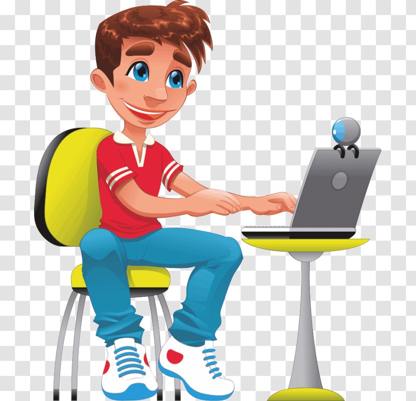 Laptop Computer Stock Photography - Child Transparent PNG