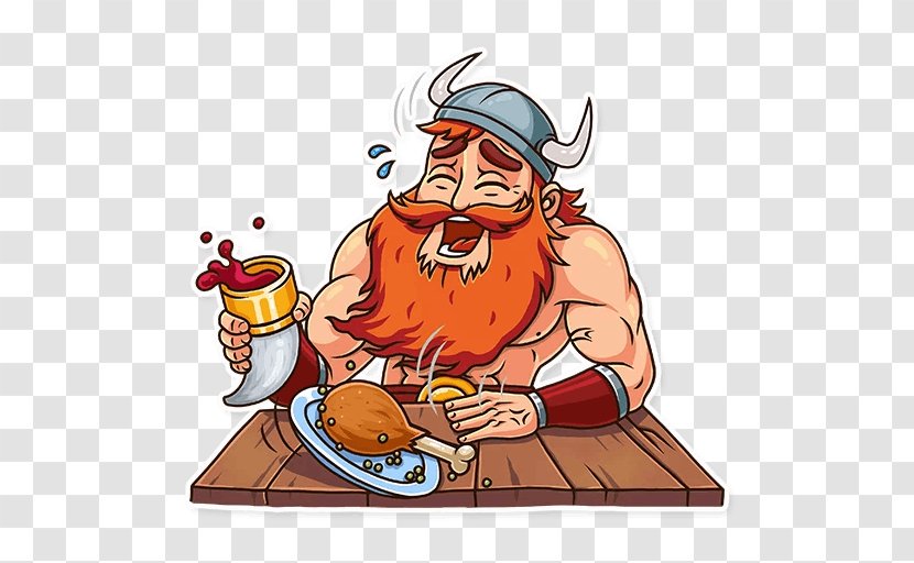 Stickers Pack Telegram Vikings Clip Art - By - Rus Russia Viking Age Transparent PNG
