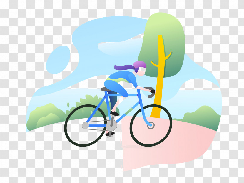 Bicycle Vector Cycling Transparent PNG