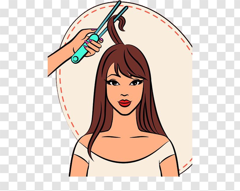 Comb Beauty Parlour Cosmetologist Clip Art - Frame - Woman Transparent PNG