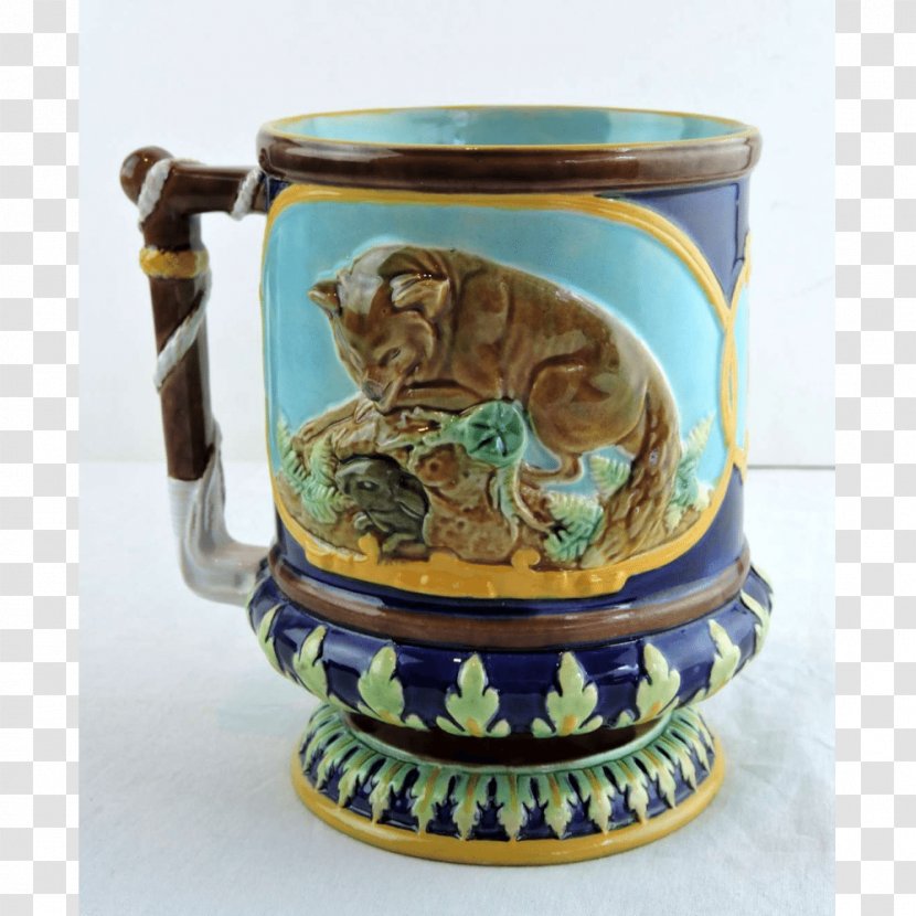 Ceramic Dog Pottery Vase Maiolica - Mug - Porcelain Transparent PNG