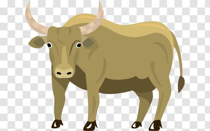 Dairy Cattle Zebu Ox Clip Art - Wildlife - Pack Animal Transparent PNG