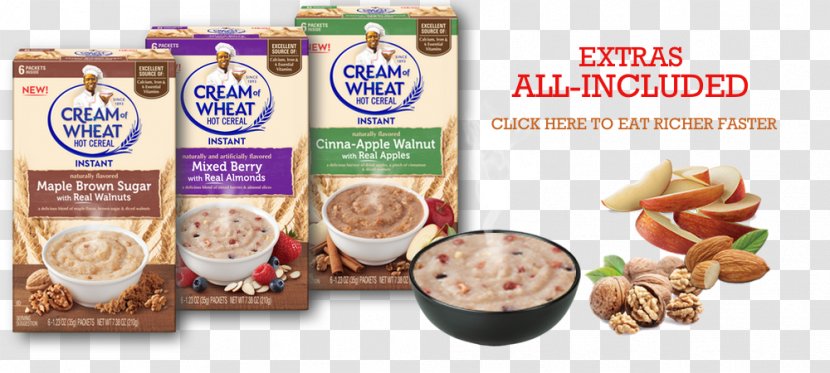 Breakfast Cereal Vegetarian Cuisine Food Walnut Cream Of Wheat - Apple - Berry Transparent PNG