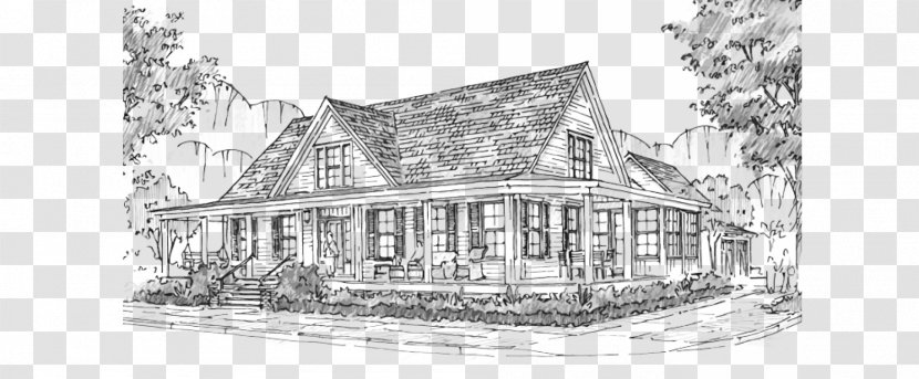 House Plan Farmhouse Drawing Sketch - Style Transparent PNG