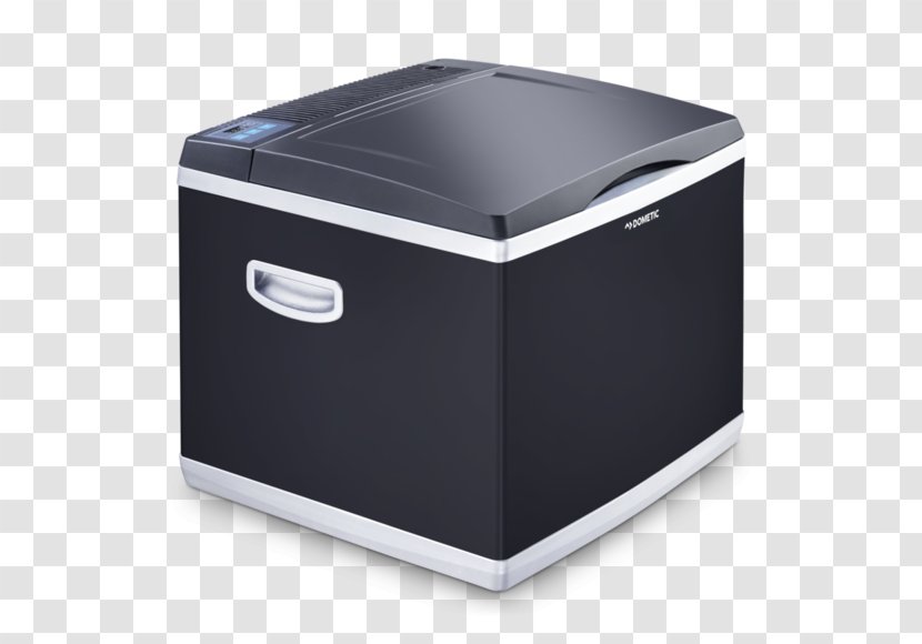 WAECO CoolFun CK 40D Hybrid - Cooler - RefrigeratorWidth: 52 CmDepth: 51.5 CmHeight: 45.4 Cm38 LitresPortableClass A+Silver/black Dometic Mobicool B 40 AC/DC Modra, 9105303544Refrigerator Transparent PNG