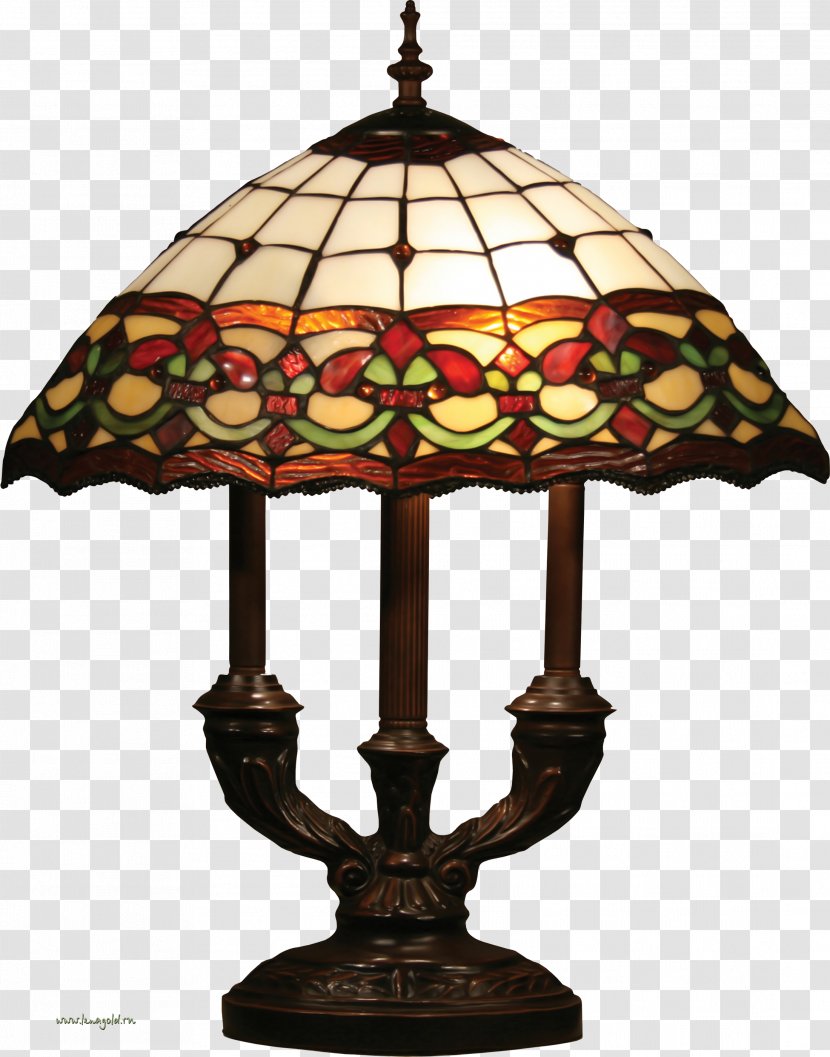 Light Fixture Tiffany Lamp Incandescent Bulb - Electric Transparent PNG