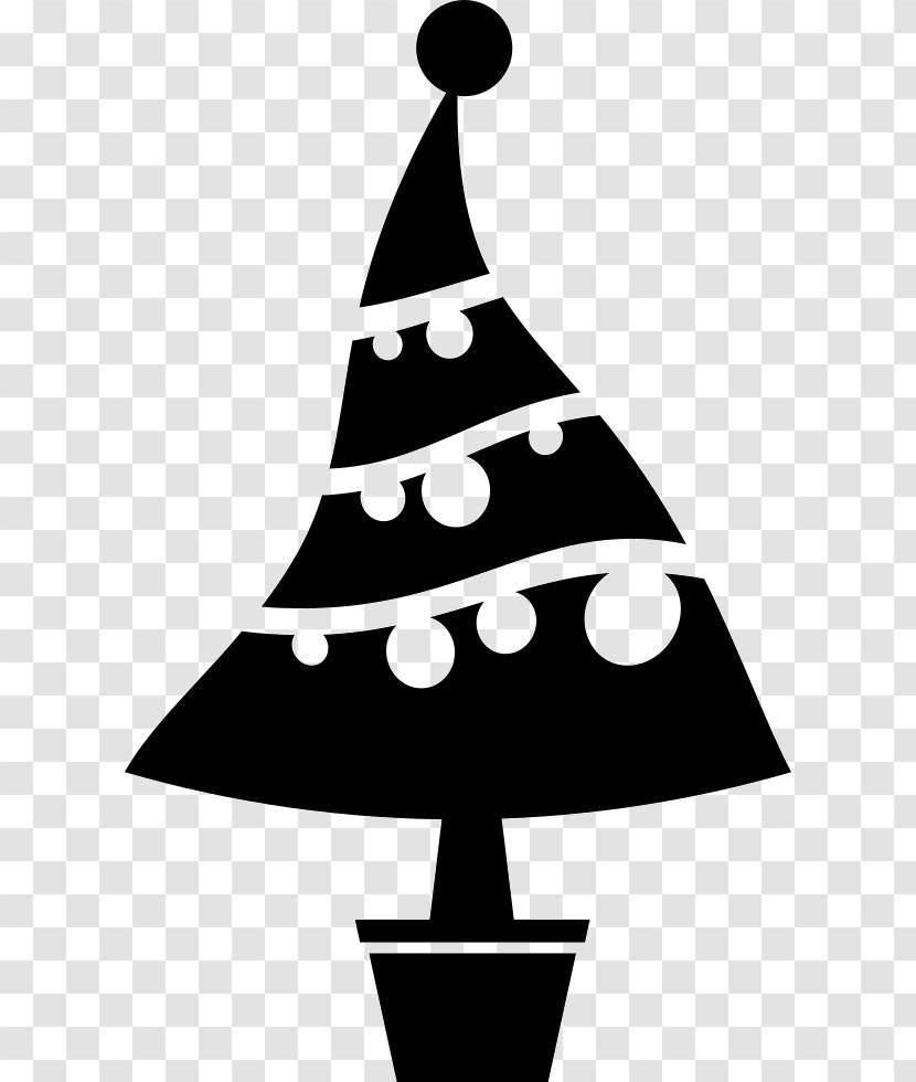 Christmas Tree Ornament Clip Art - Monochrome Photography Transparent PNG