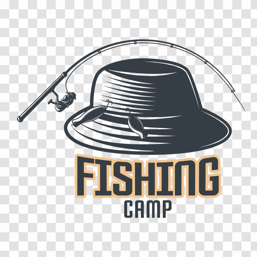 T-shirt Fishing Angling Icon - Vector Rod And Hat Transparent PNG