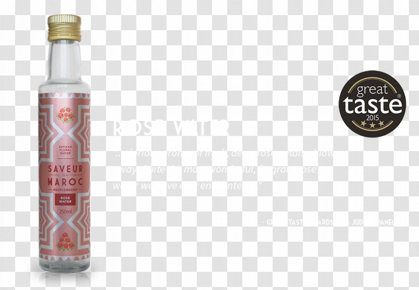 Liqueur Extract Spice Drops Glass Bottle Saveurs Du Maroc Rose Water - 15 August Transparent PNG