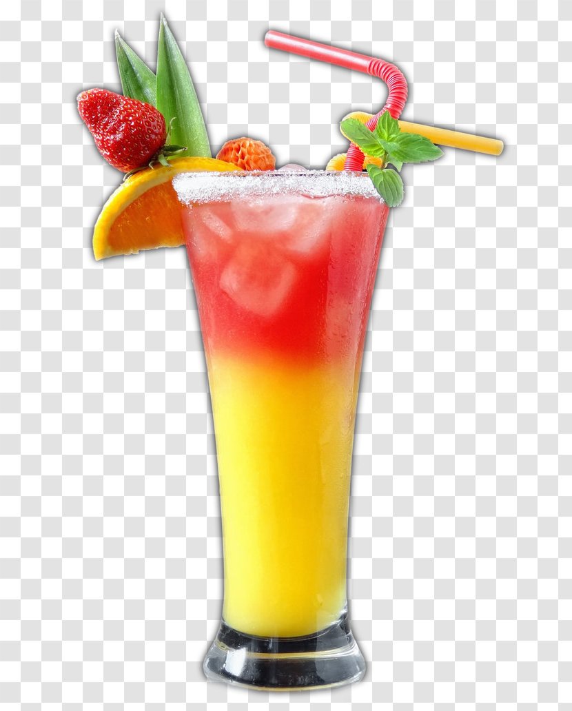 Wine Cocktail Bay Breeze Sea Harvey Wallbanger - Cartoon - Free Colorful Creative Pull Transparent PNG