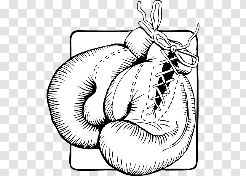 Boxing Glove Clip Art - Frame - Line Gloves Transparent PNG