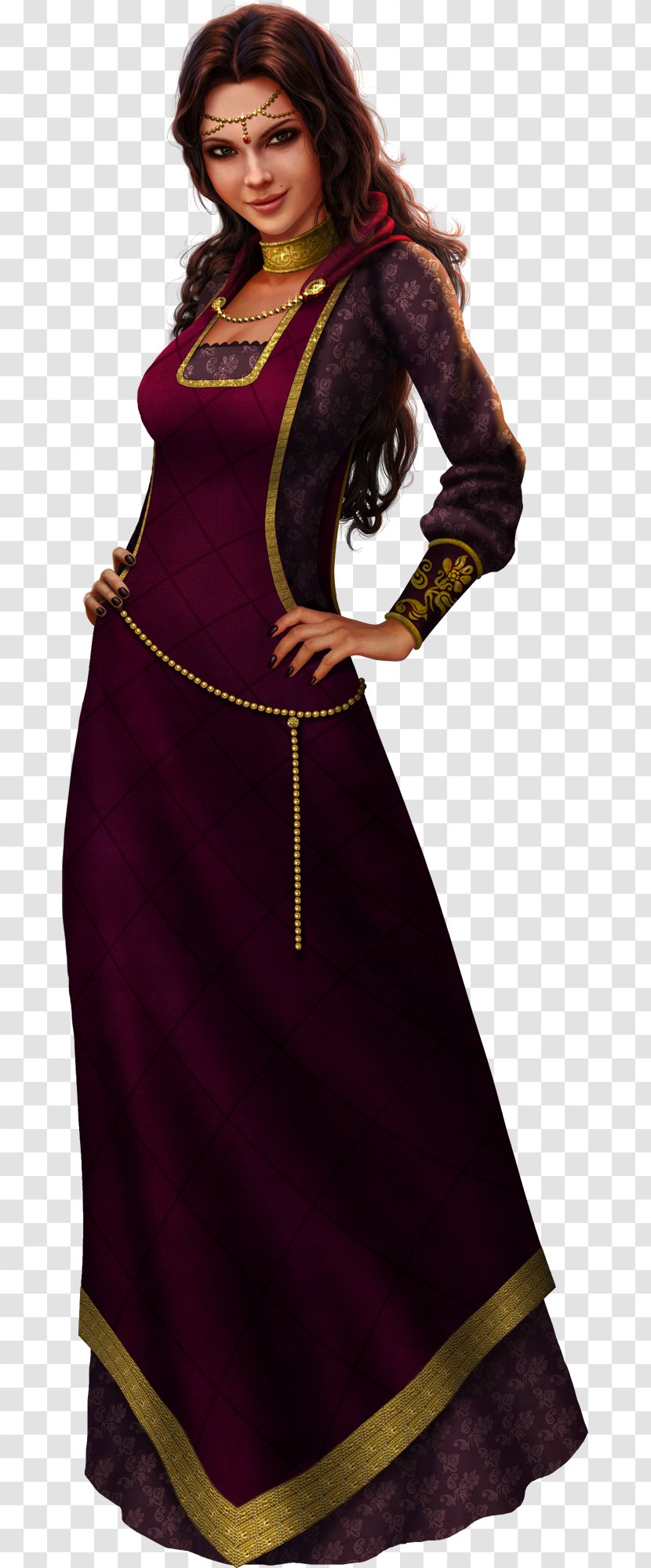 The Sims Medieval: Pirates And Nobles 3 4 2 Middle Ages - Costume Design - Medieval Clothes Transparent PNG