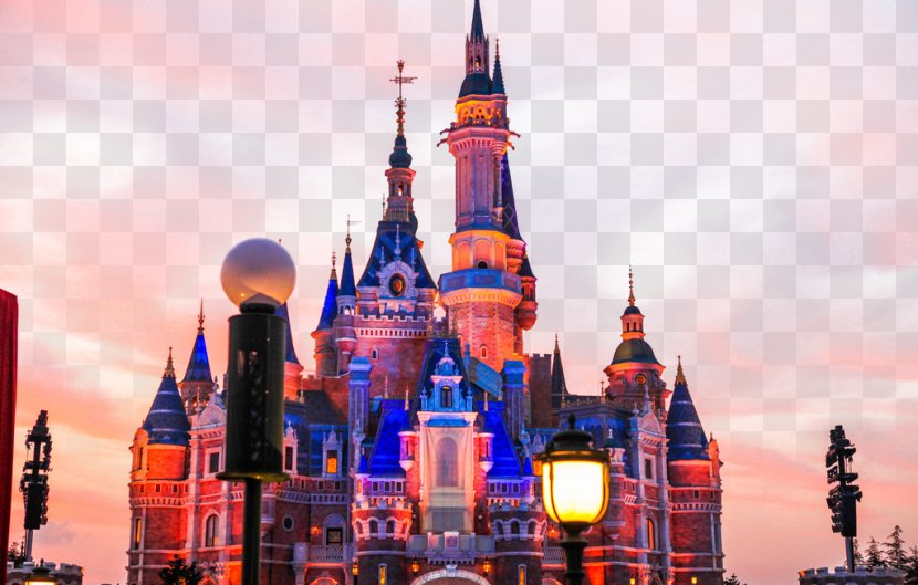 Shanghai Disney Resort Tourism Tourist Attraction Amusement Park The Walt Company - City Transparent PNG