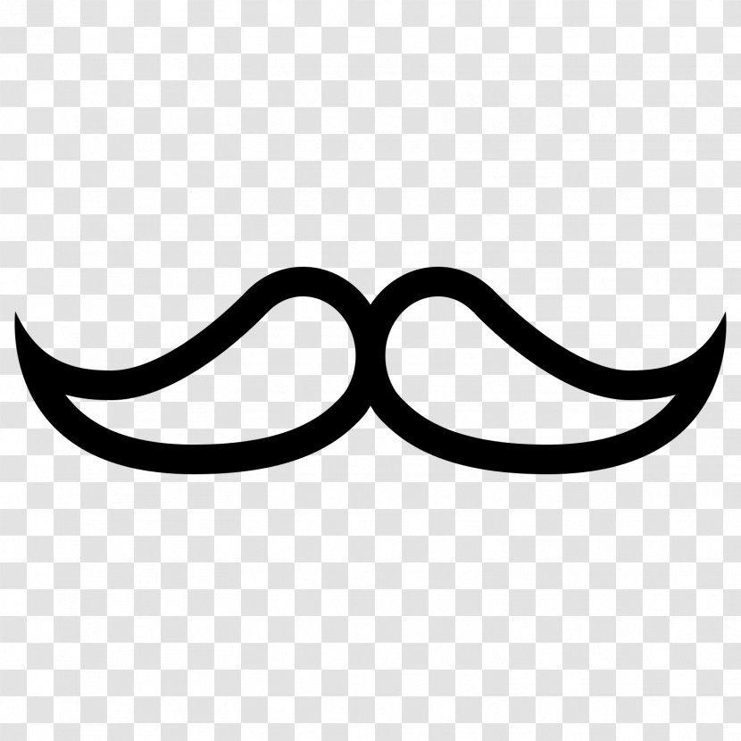 Moustache English Clip Art - Black Transparent PNG