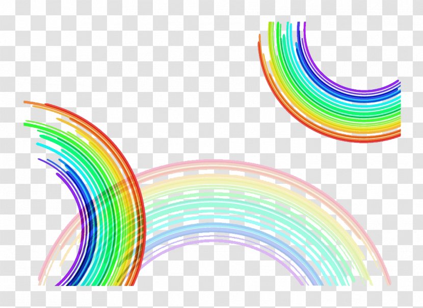 Graphic Design Rainbow - Text Transparent PNG