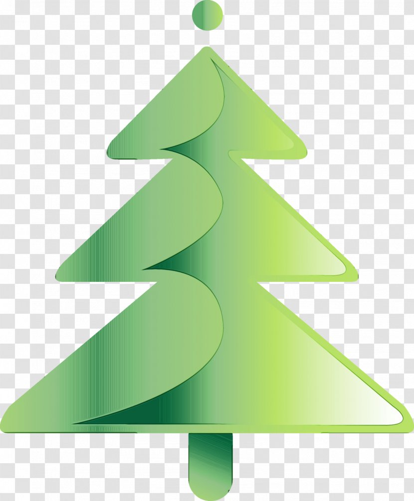 Christmas Tree - Paint - Conifer Pine Family Transparent PNG