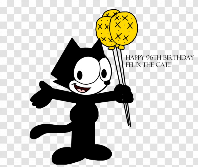 Felix The Cat Cartoon Birthday Clip Art Transparent PNG