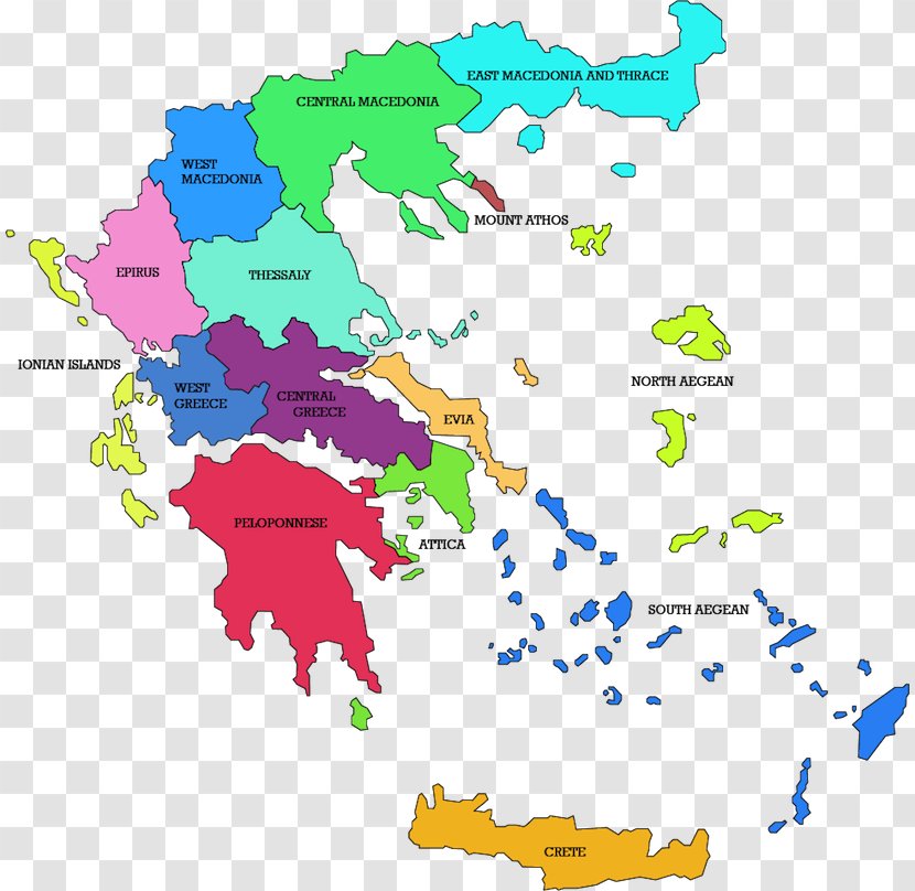 Greece Mapa Polityczna Regions Of Italy - Administrative Division - Ancient Transparent PNG