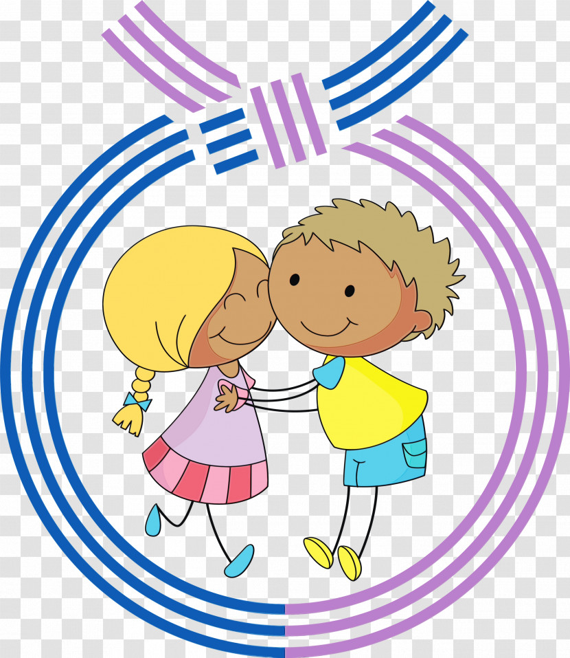 Cartoon Cheek Sharing Child Playing With Kids Transparent PNG