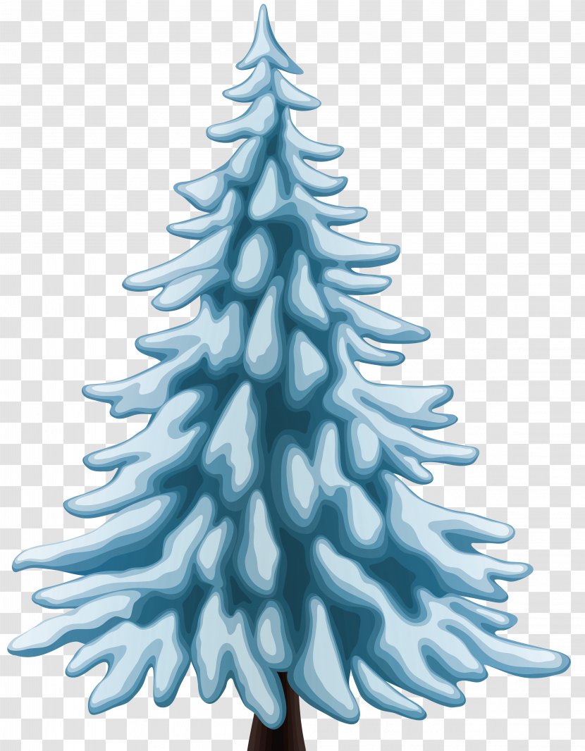 Pine Fir Tree Spruce Clip Art - Winter Transparent PNG