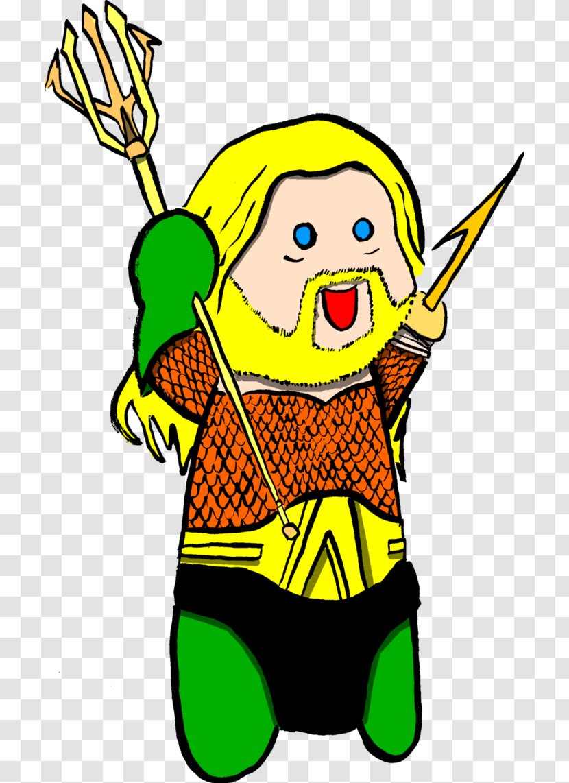 Cartoon Clip Art - Character - Aquaman Transparent PNG