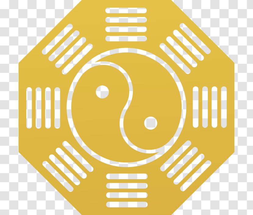 I Ching Bagua Yin And Yang Symbol - Area - Yellow Map Transparent PNG
