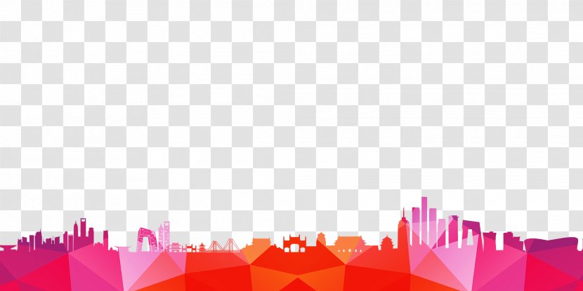 Chinese New Year Computer File - Rectangle - City Landmarks Collection Element Transparent PNG