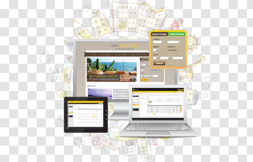 Brand Computer Software - Multimedia - Online Hotel Reservations Transparent PNG