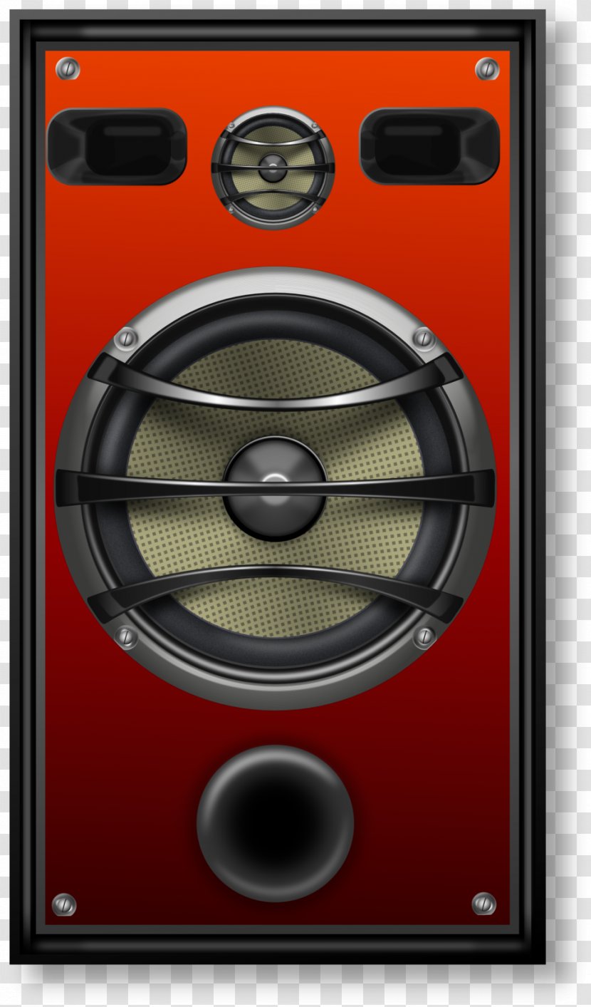 Loudspeaker Recording Studio Monitor Clip Art - Vehicle Audio - Speaker Transparent PNG