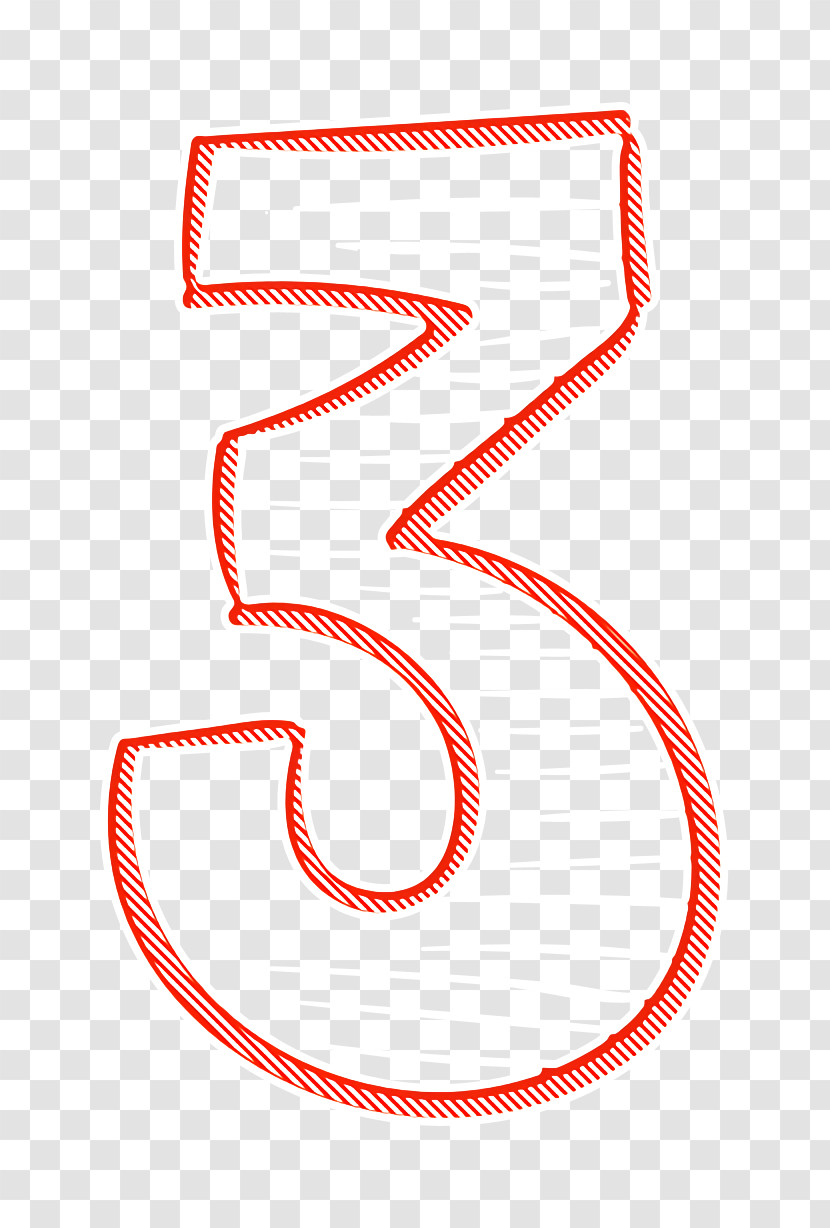 Drawing Of Number 3 Icon Three Icon Education Icon Transparent PNG