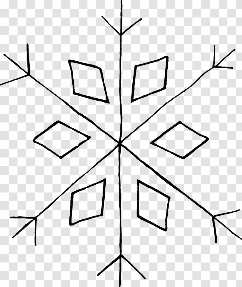 Snowflake Paper Amulet - Elements Transparent PNG