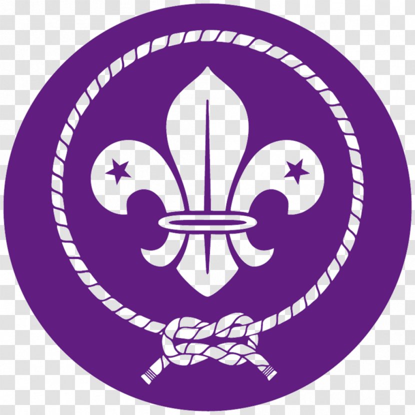 World Organization Of The Scout Movement Scouting Association Cub Group - Purple - Ireland Transparent PNG