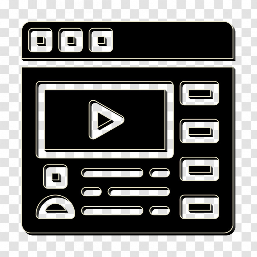 User Interface Icon User Interface Vol 3 Icon Video Stream Icon Transparent PNG