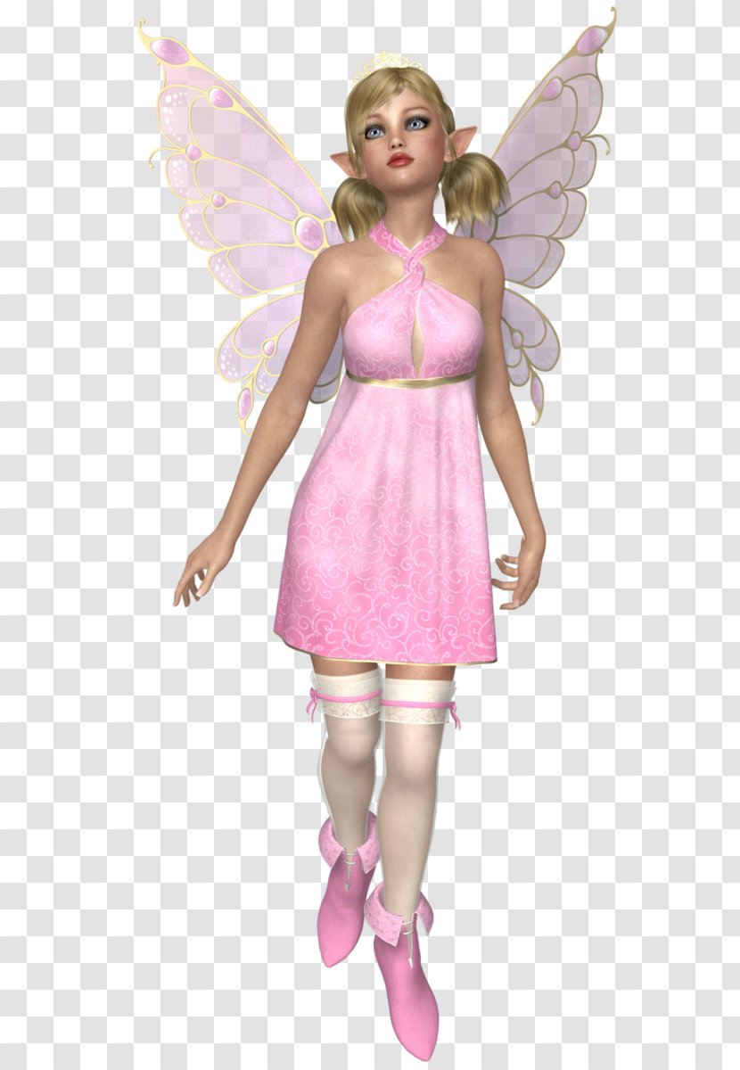 Fairy Barbie Costume Design Pink M - Angel Transparent PNG