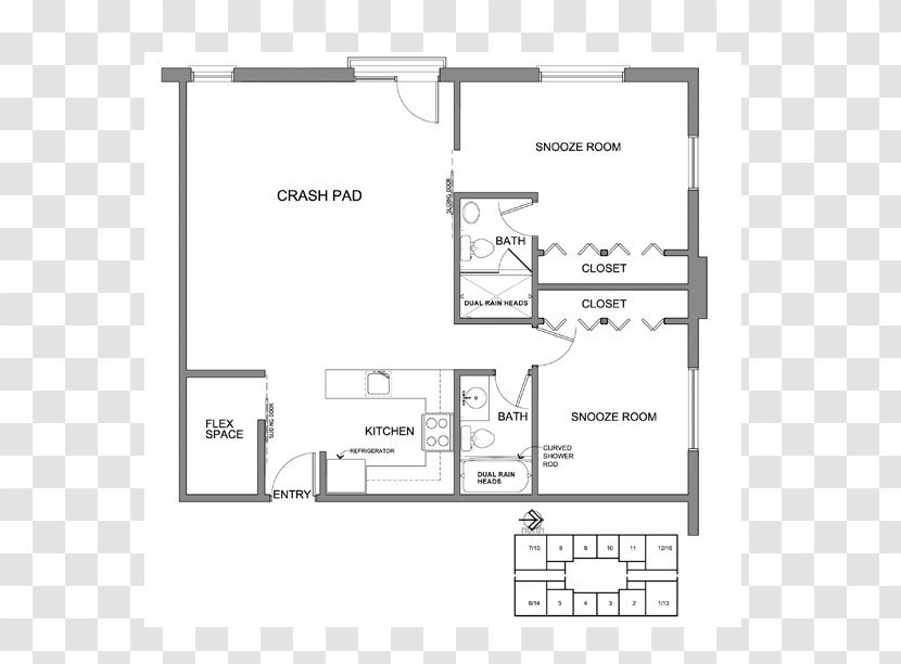 Floor Plan Line Angle Transparent PNG