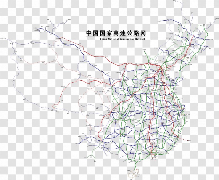 Expressways Of China National Highways Indian Highway System Controlled-access - Information - Road Transparent PNG