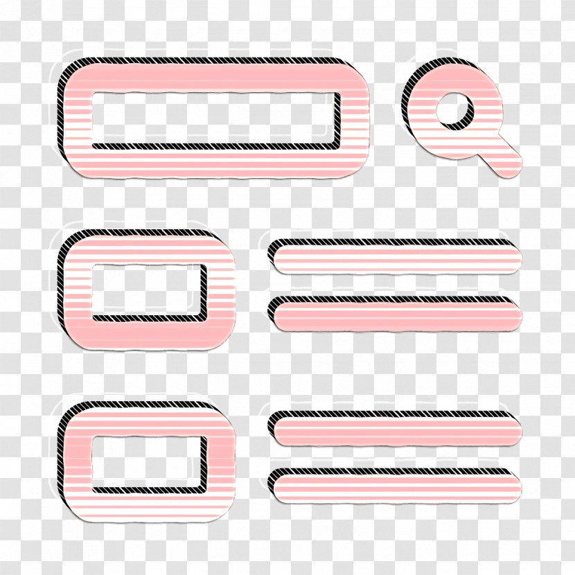 Wireframe Icon Ui Icon Transparent PNG