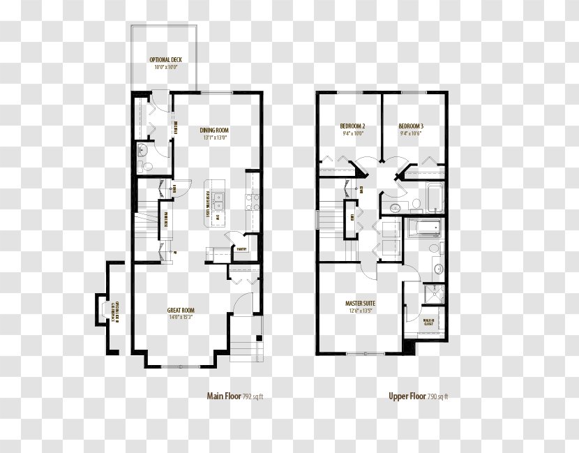 Floor Plan Square - Drawing - Design Transparent PNG