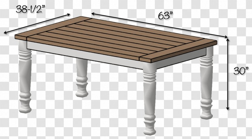 Table Dining Room Matbord Farmhouse - Bench Transparent PNG