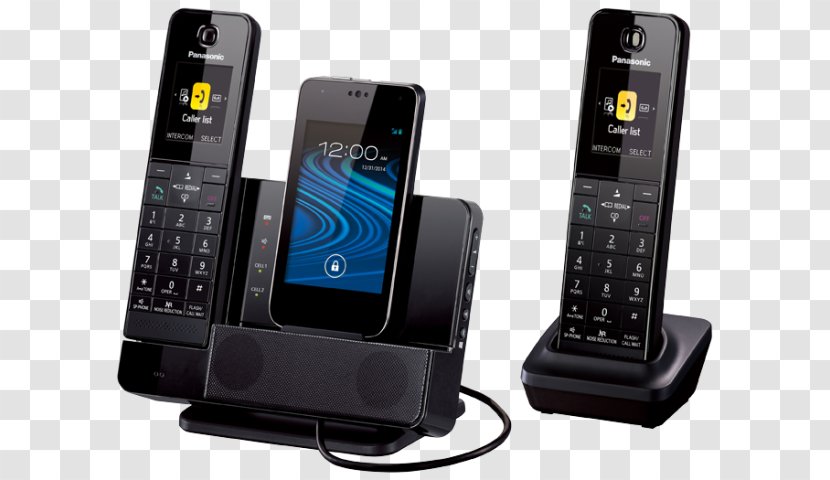 Digital Enhanced Cordless Telecommunications Panasonic Telephone Handset - Answering Machines Transparent PNG