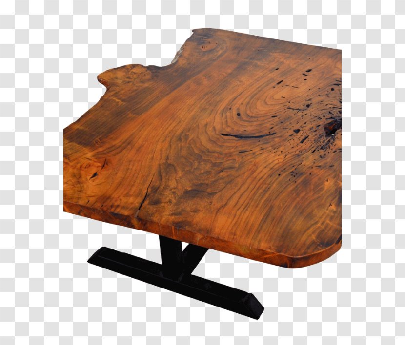Coffee Tables Wood Stain Varnish Hardwood - Table - Live Edge Transparent PNG