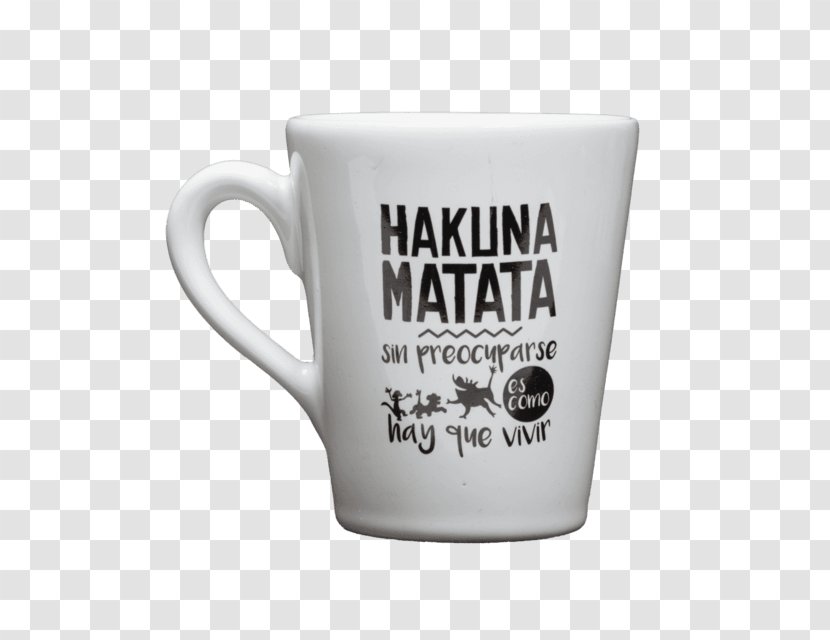 Coffee Cup Mug Tea Ceramic Infuser - Vaso - Hakuna Matata Transparent PNG