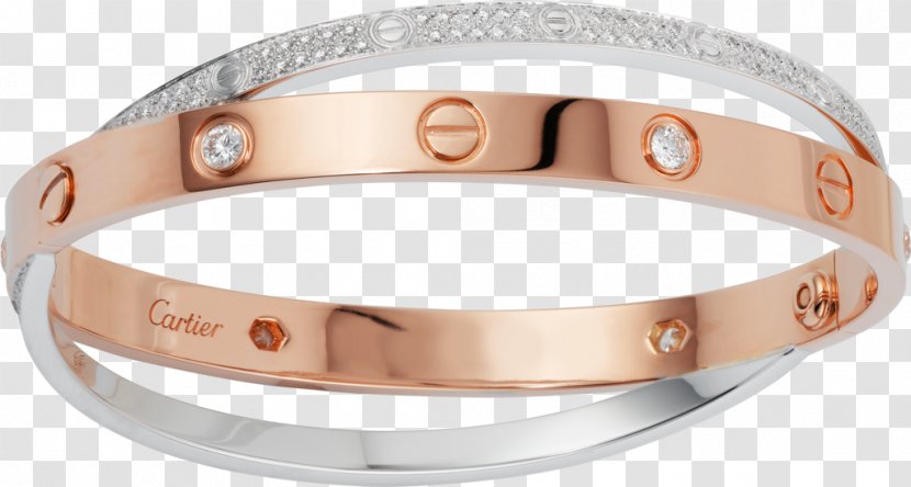 Earring Cartier Love Bracelet - Counterfeit Consumer Goods - Gold Transparent PNG