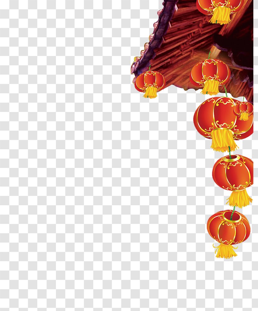 Chinese New Year Lantern Festival Paper - Petal - Fiesta Transparent PNG