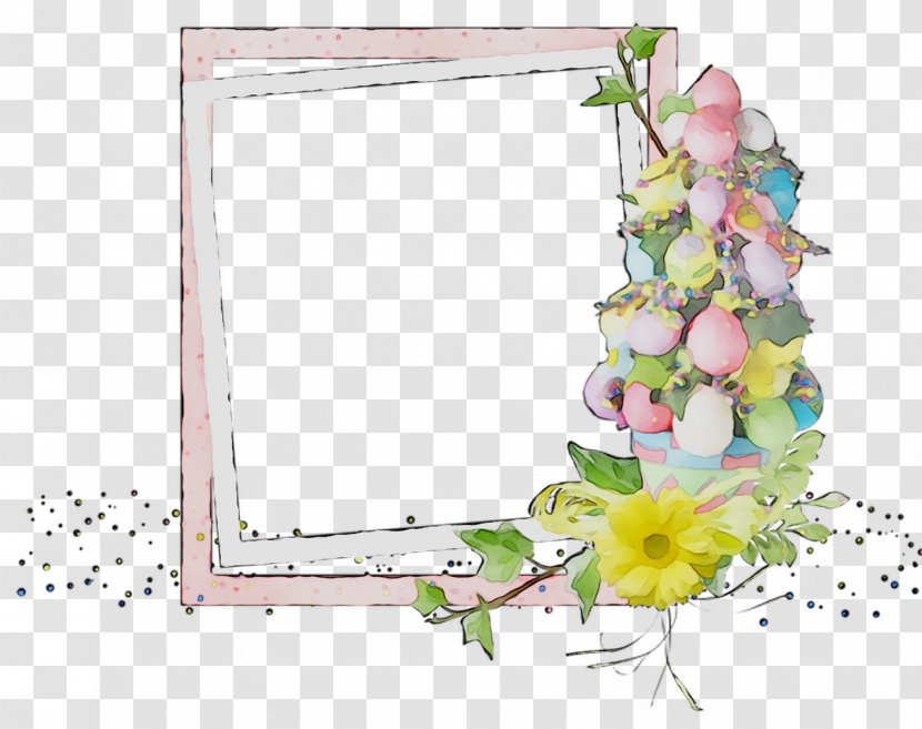 Floral Design Picture Frames Cut Flowers - Plant Transparent PNG