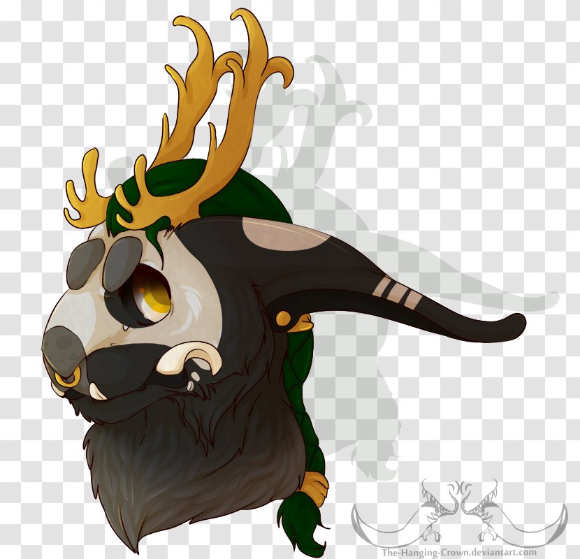 Reindeer Cartoon Legendary Creature Jeffrey Horn Transparent PNG