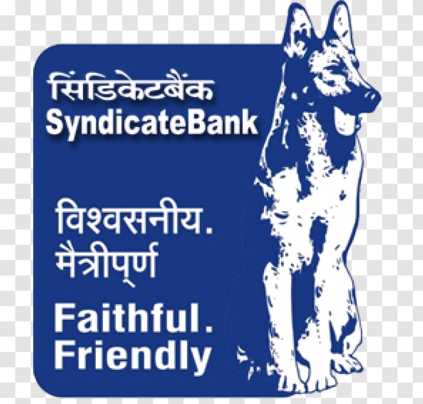 Syndicate Bank Finance Banking In India Axis - Dog Like Mammal Transparent PNG